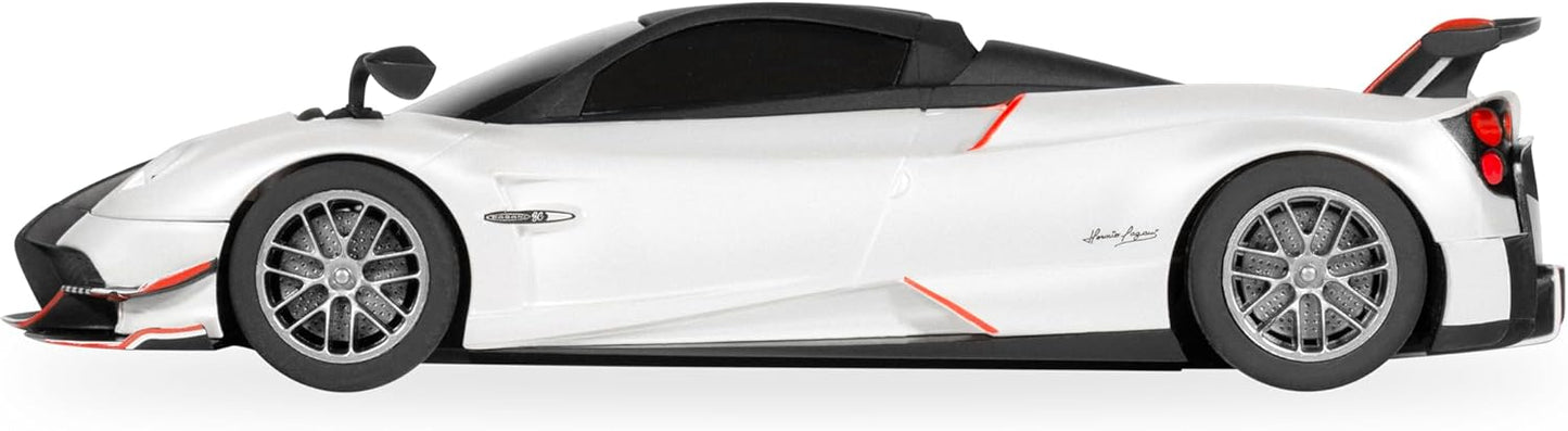 Scalextric Metallic Pearl White, C4399 Pagani Huayra BC Roadster, Slot Car-Street & Rally