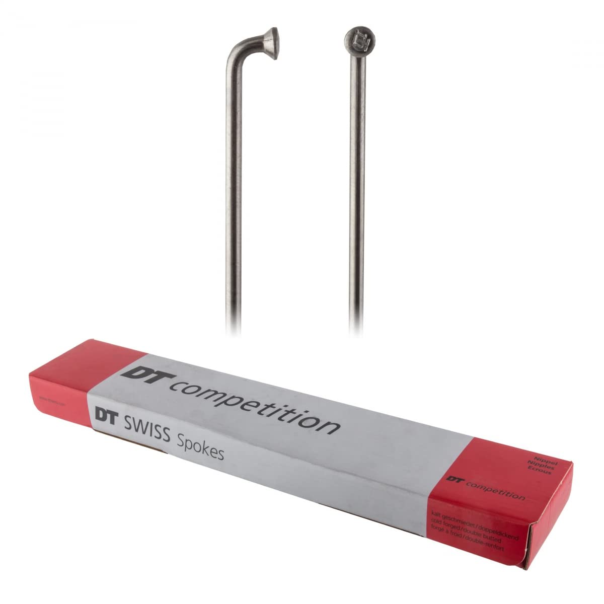 DT Swiss Competition silver spokes 14 / 15 g = 2 / 1.8 mm box 100, 264 mm