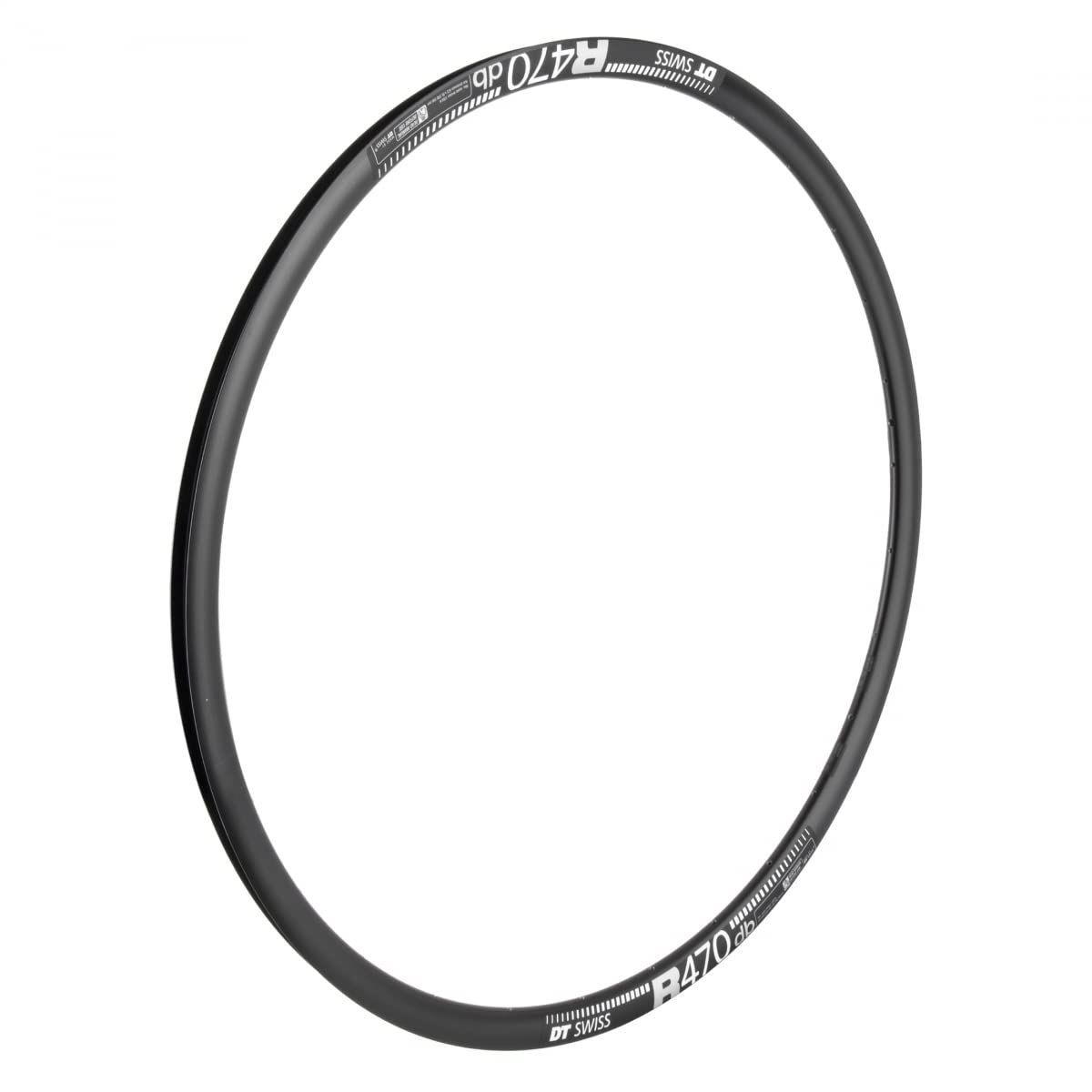 DT Swiss R 470 DB 28 hole Presta-drilled disc brake black