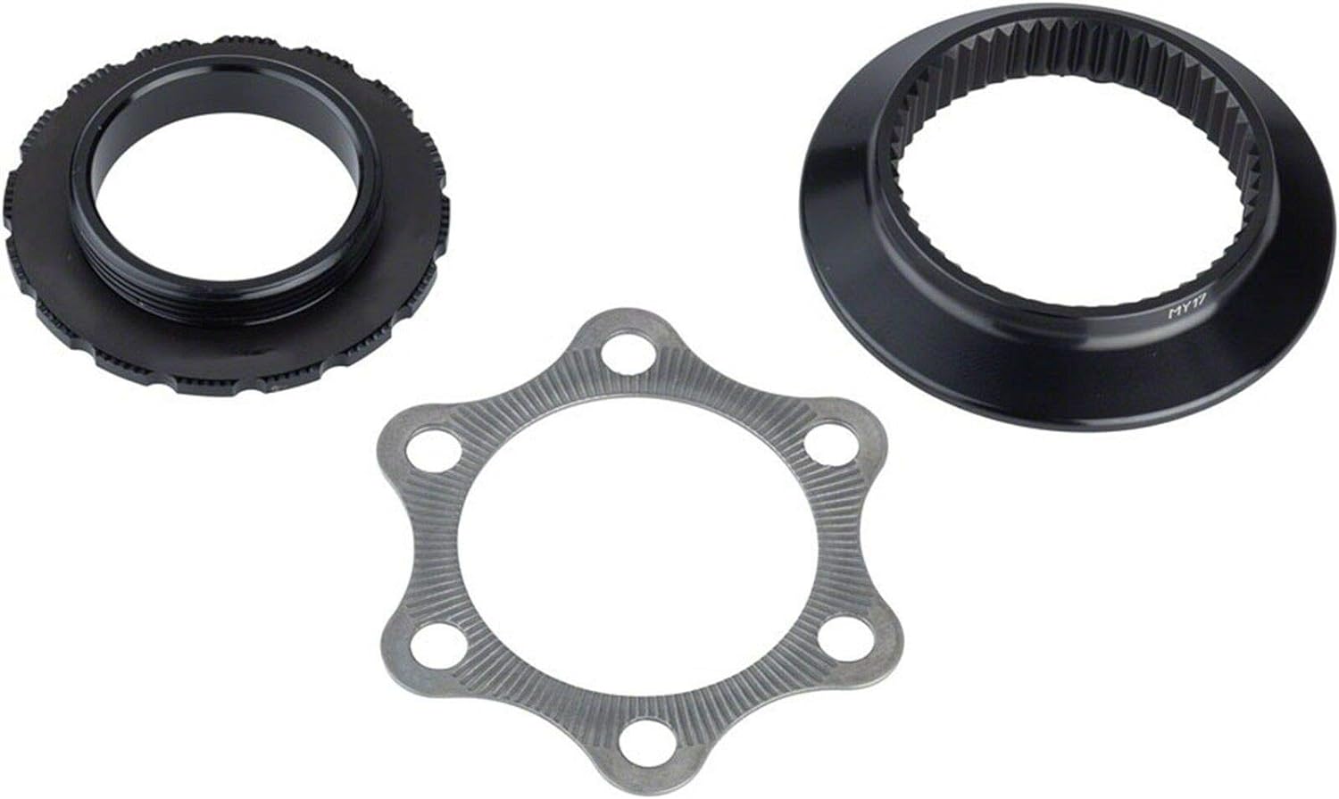 DT Swiss Centre-Lock to 6-bolt fitting adapter for Road, QR, 9 or 12 mm Axles