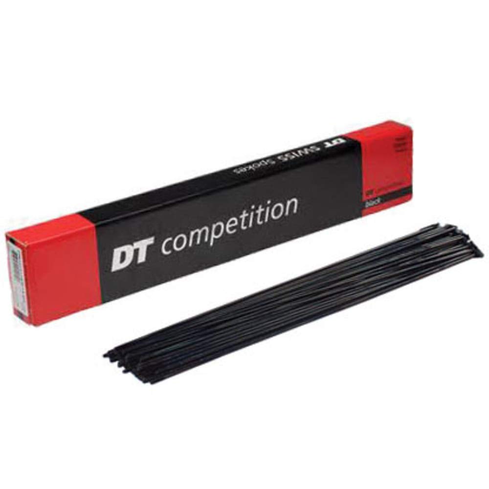 DT Swiss Competition Straight Pull Spokes 14 / 15 g = 2 / 1.8 mm box 100, black 270 mm