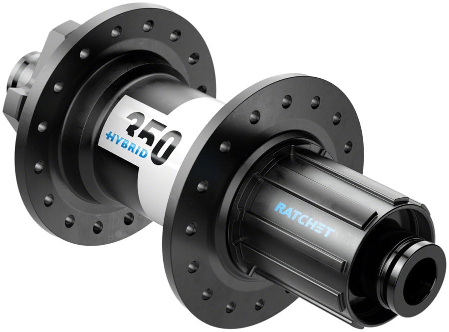 DT Swiss Hybrid 350 Classic rear 6-bolt 148 x 12 mm Boost, Shimano HG, 32 hole, black
