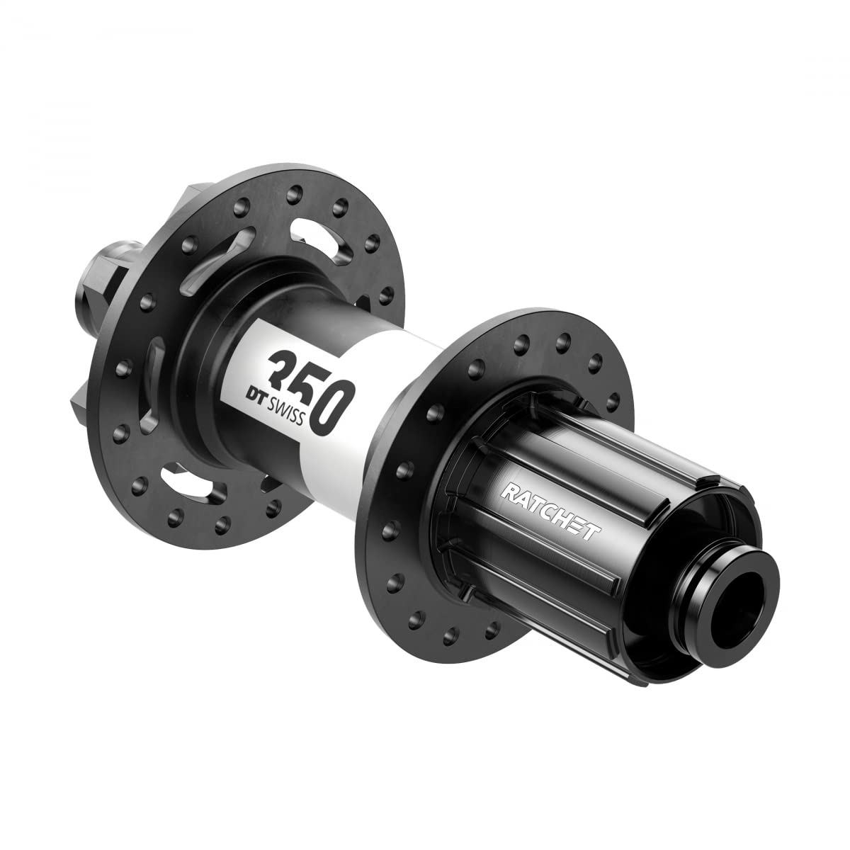 DT Swiss 350 Classic rear disc 6 bolt 142 x 12 mm, Shimano HG 32 hole, black