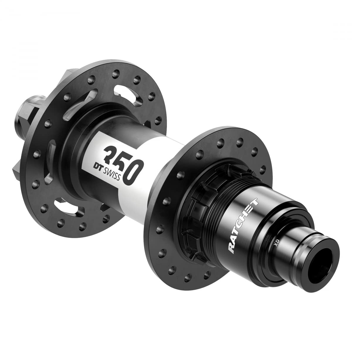 DT Swiss 350 Classic rear disc 6 bolt 148 x 12 mm Boost, SRAM XD, 32 hole, black