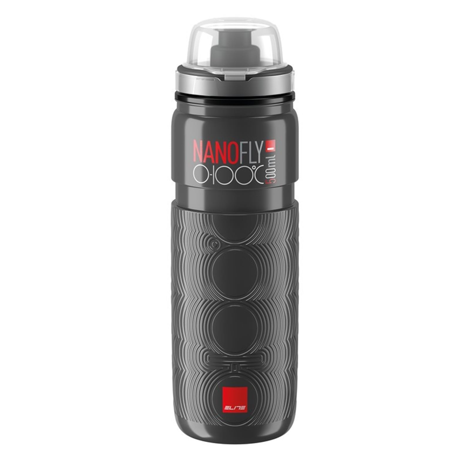 Elite Nano Fly 0-100, with MTB cap, thermal 4 hour, black 500 ml