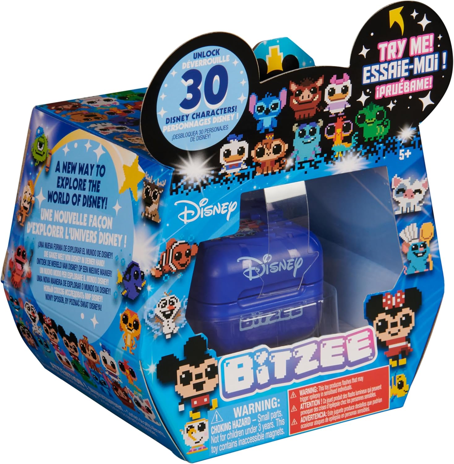 Bitzee, Disney Interactive Toy with 30 Characters Inside, Reacts to Swipes, Tilts and Taps, Disney Toys and Digital Pet Kids’ Toys for Girls, Boys and Fans