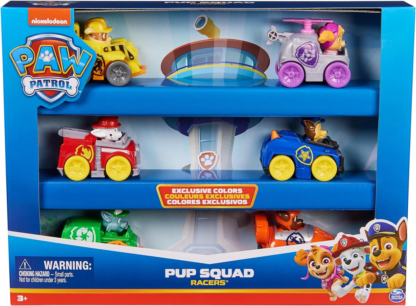 Paw Patrol: Pup Squad Racers, 6-Piece Vehicle Gift Set, Kids’ Toys for Boys & Girls Aged 3 and Up