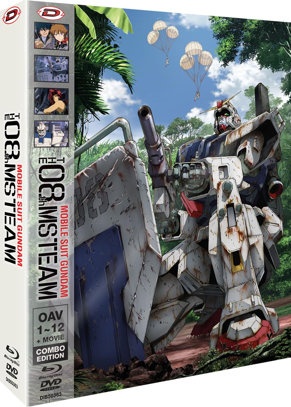 Mobile Suit Gundam The 08Th MS Team (OAV 1-12 e Movie, 3 Blu-Ray e 3 Dvd