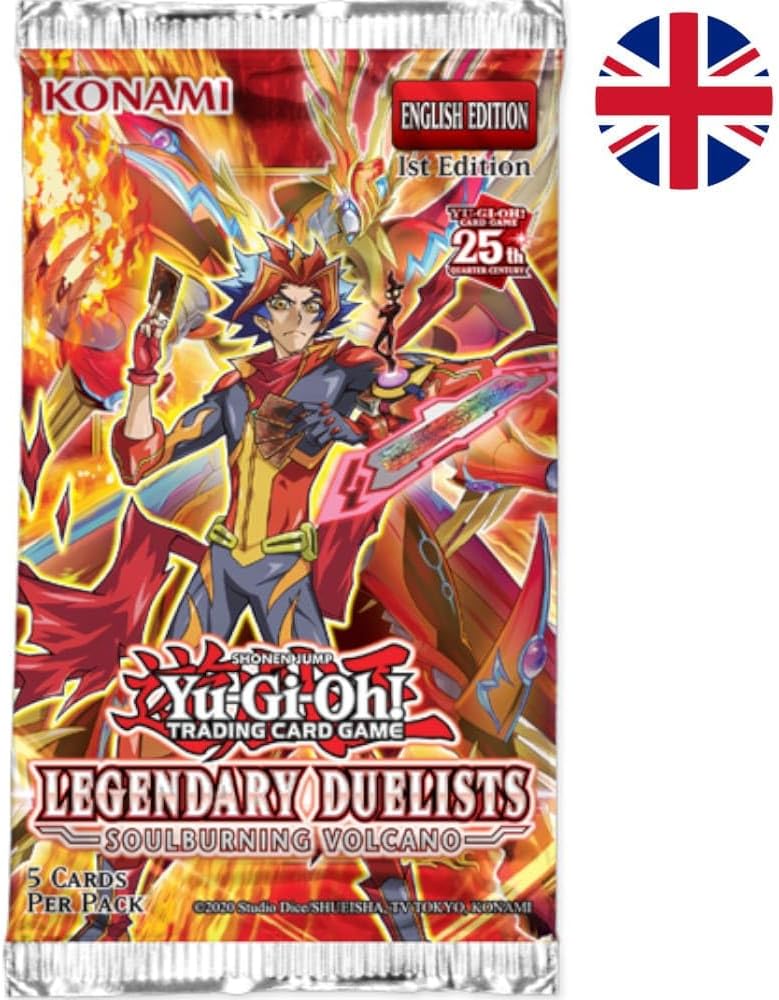 Yu-Gi-Oh! - Legendary Duelists #10 - Soulburning Volcano Booster - 1st Edition (Pack of 5 cards)