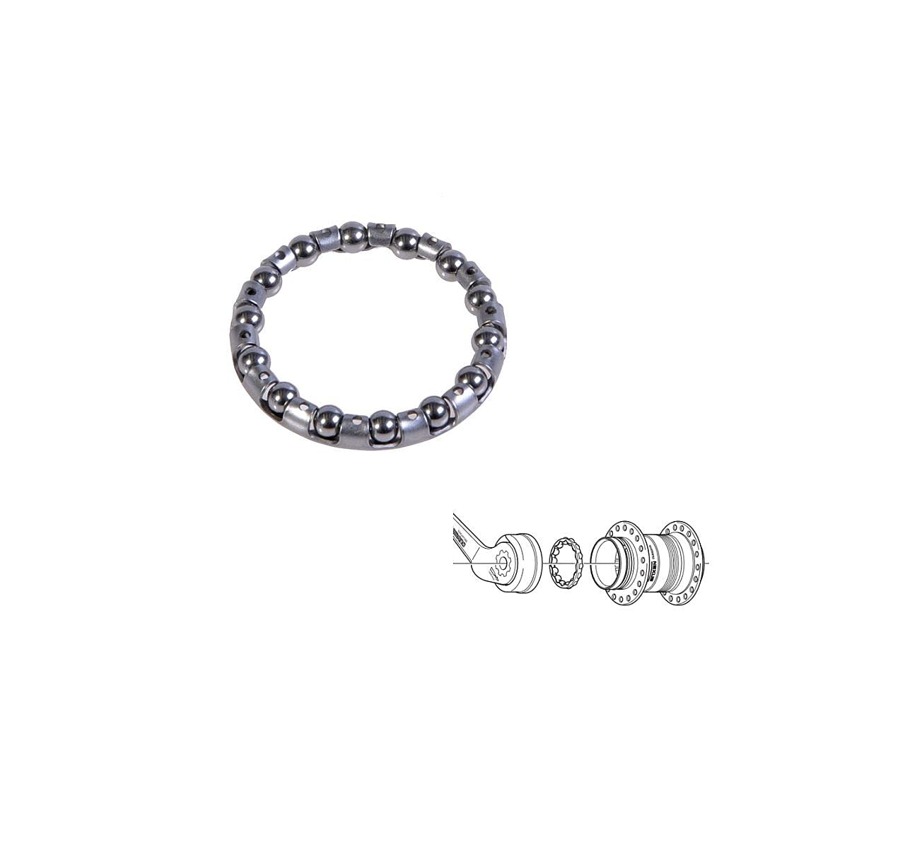 Shimano SG-3C41 Nexus ball retainer L 3/16 x 14
