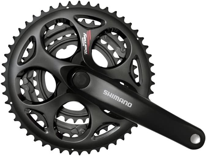 Shimano FC-A073 square taper triple chainset 7-/8-speed, 50 / 39 / 30T 170 mm w/o c/grd