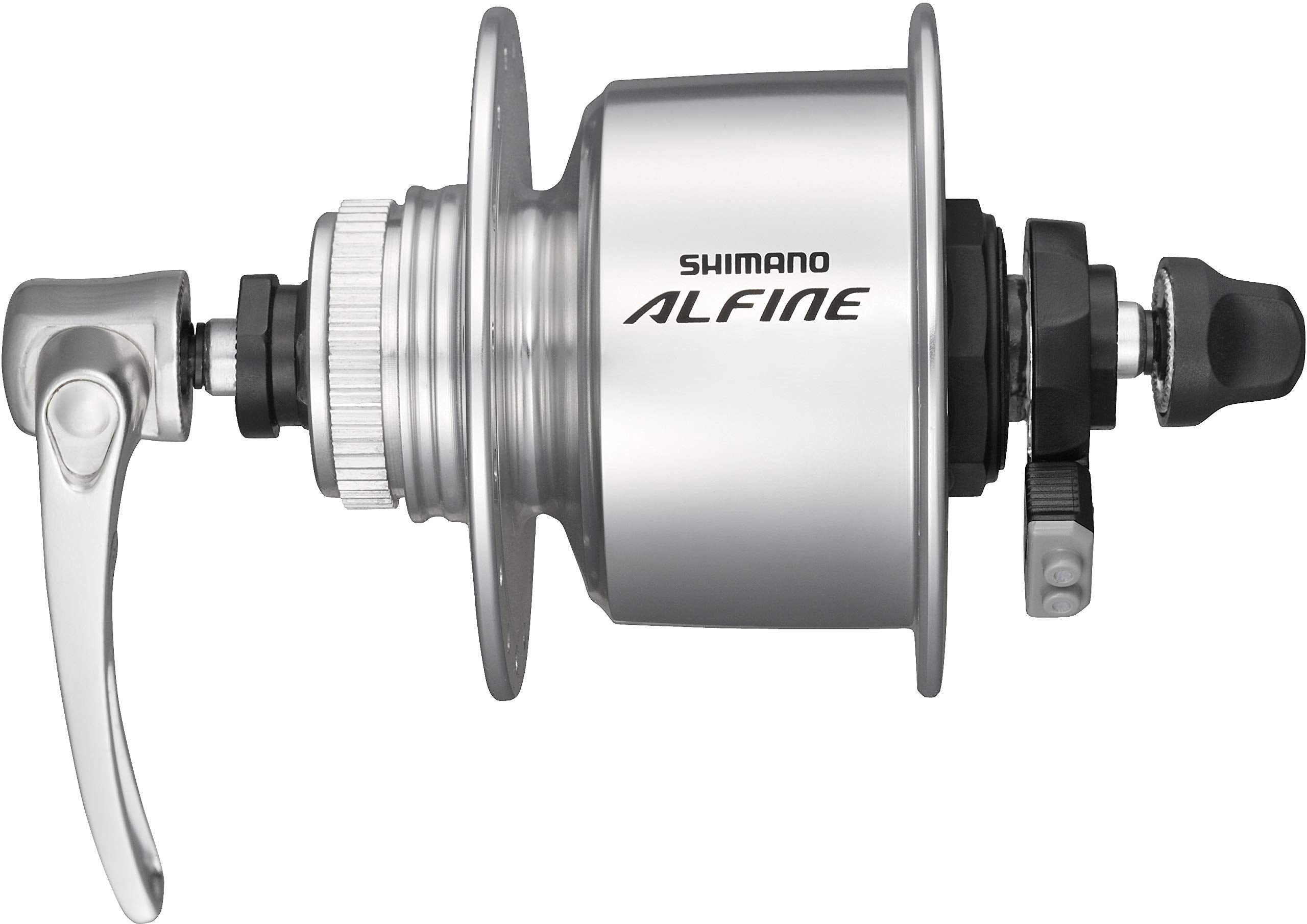 Shimano DH-S501 Alfine, 6v 3w, Centre-Lock disc, 32h, Q/R, silver
