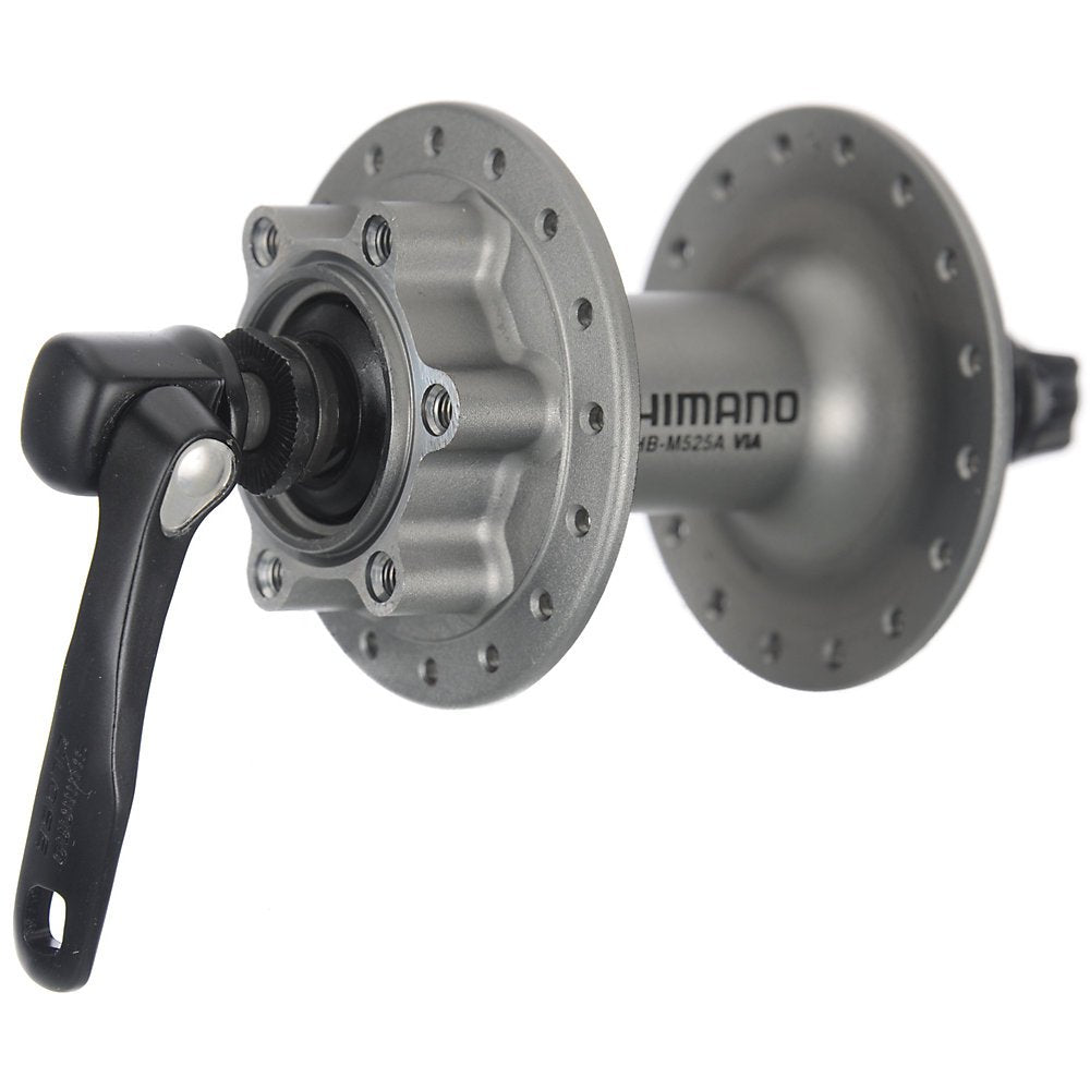 SHIMANO Deore Vorderrad-Nabe, 6-Loch 32-Loch Silber - silber