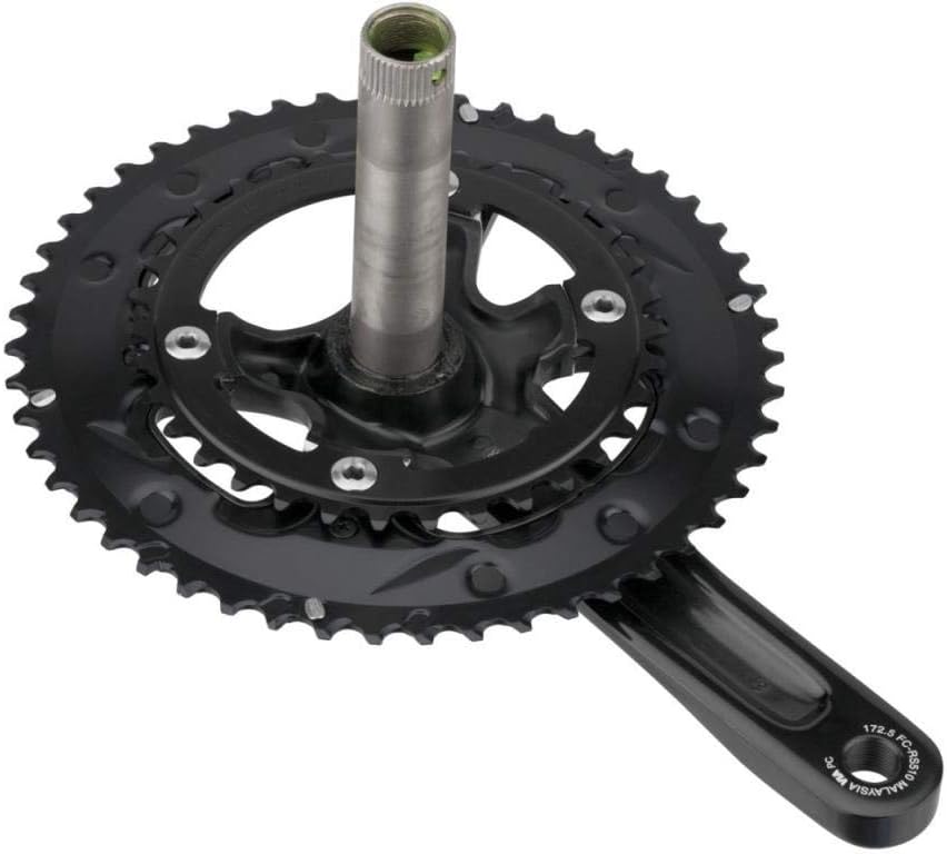 Shimano FC-RS510 double chainset, 52 / 36T, for 135/142 mm axle, 172.5 mm, black