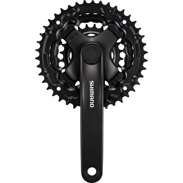 Shimano FC-TY301 chainset 42 / 34 / 24, 6/7/8-speed, 150 mm, without chainguard, black