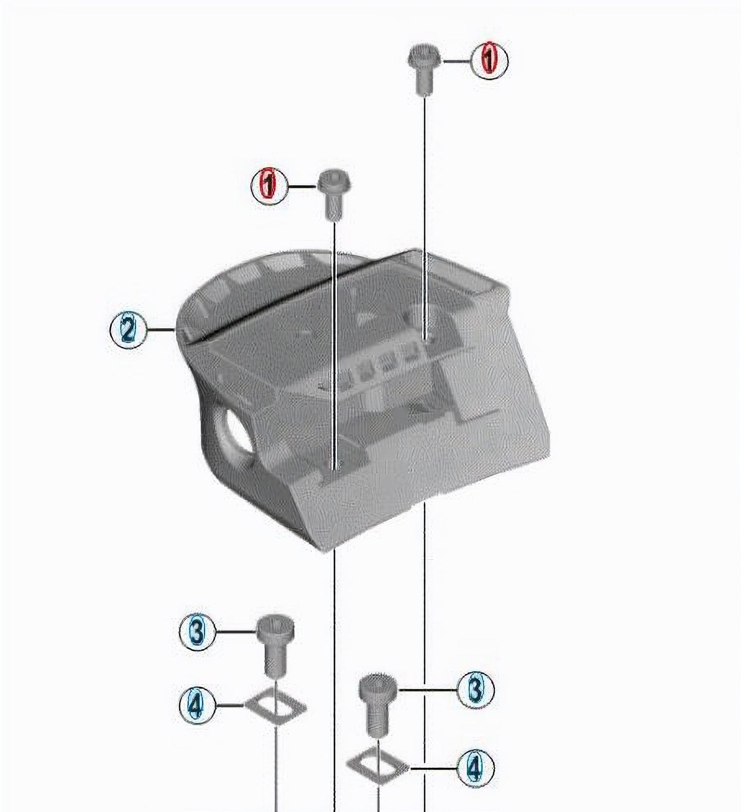 Shimano BM-E8010 M4 bolt key cover