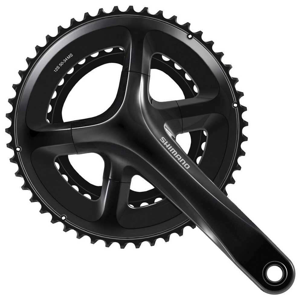 Shimano FC-RS520 double 12-speed chainset, 165 mm 50 / 34T, black