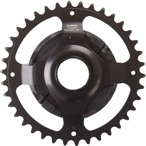 Shimano CR-ET600 chainring, 38T without chain guard, for chain line 50 mm, black
