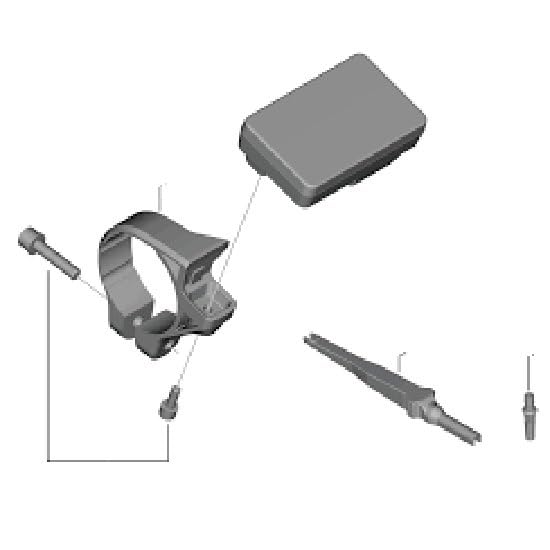 Shimano SC-EN600 stay with nut - 35 mm