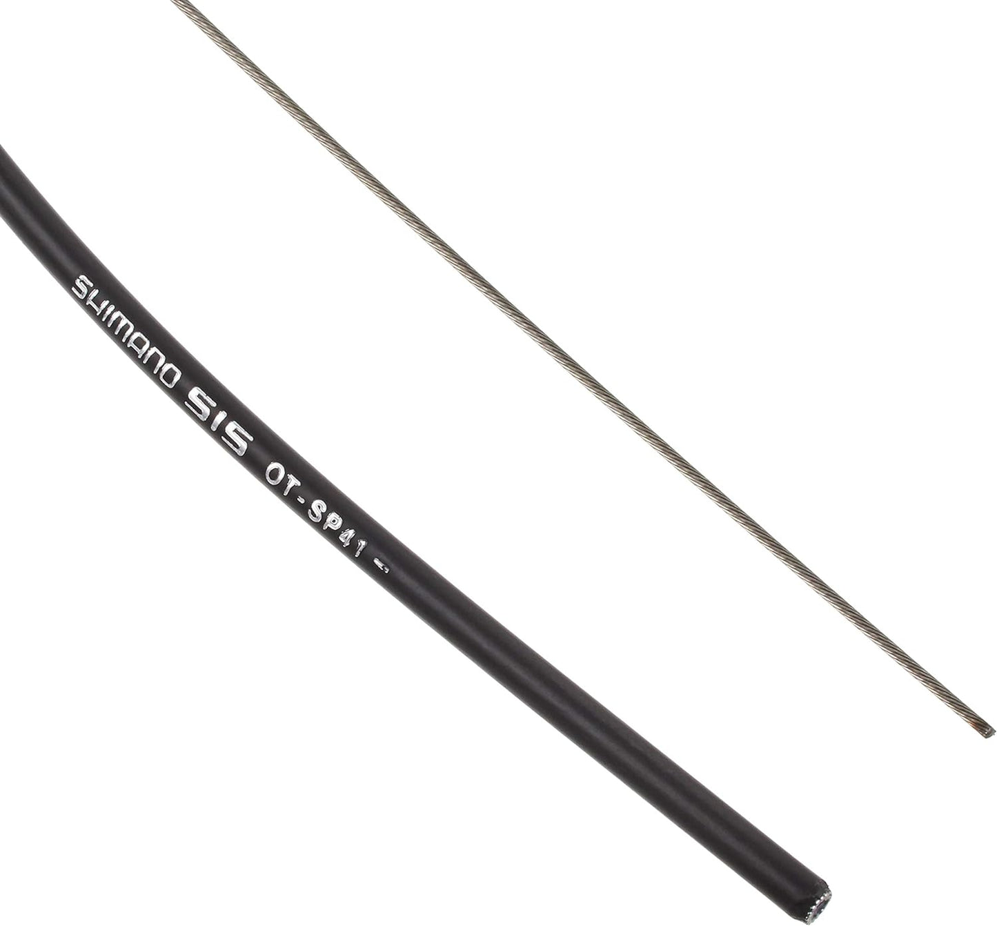 Shimano MTB gear cable set for rear only, stainless steel inner, black