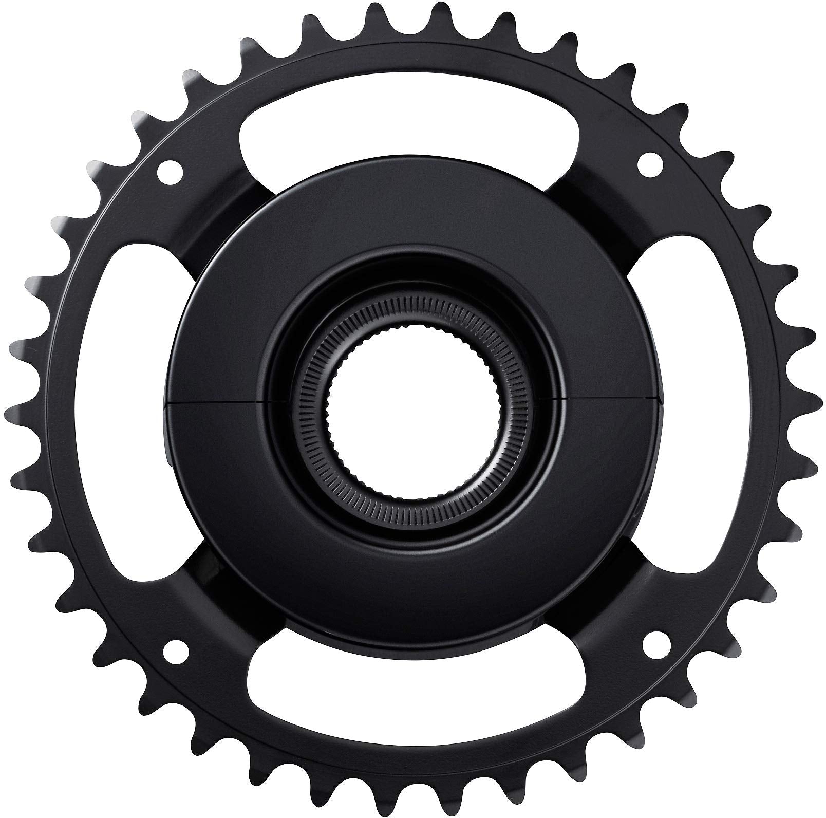 Shimano SM-CRE61 STEPS chainring, black, 38T without chainguard
