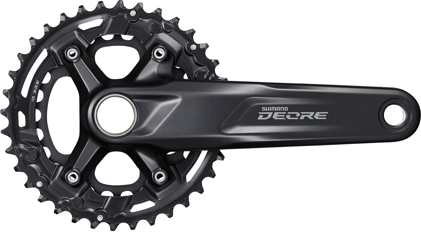 Shimano FC-M4100 Deore chainset, 10-speed, 48.8 mm chainline, 36/26T, 170 mm