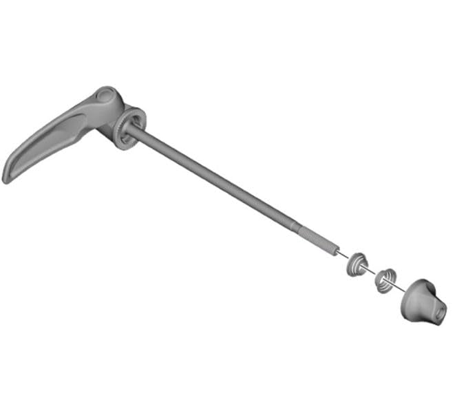 Shimano FH-MT500-B complete quick release, 176 mm