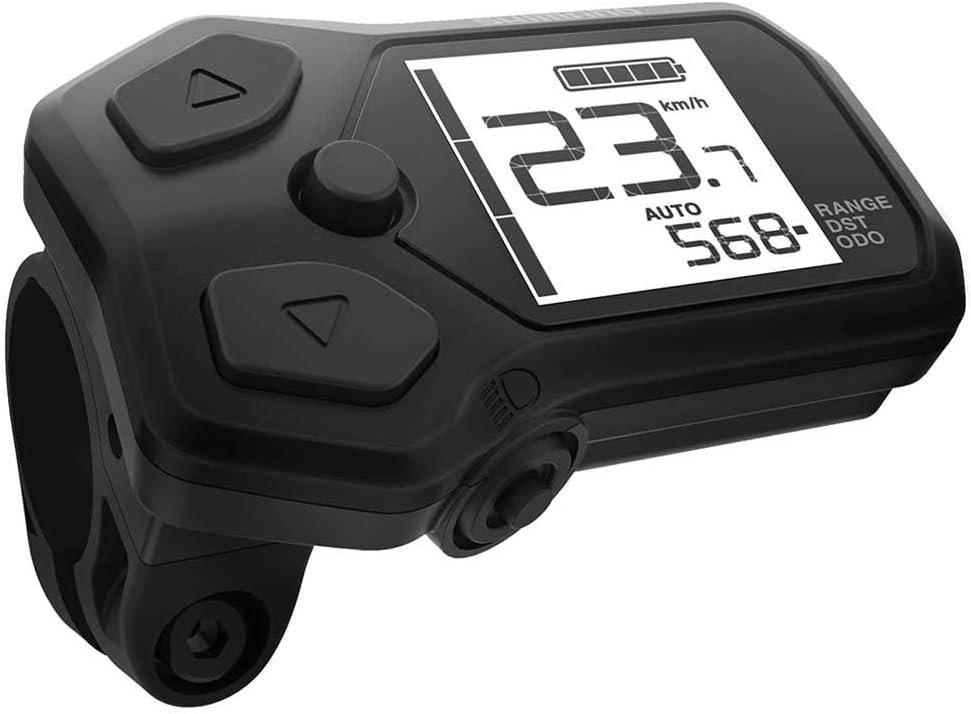 Shimano SC-E5003 STEPS cycle computer display with assist switch, for I-Spec-EV