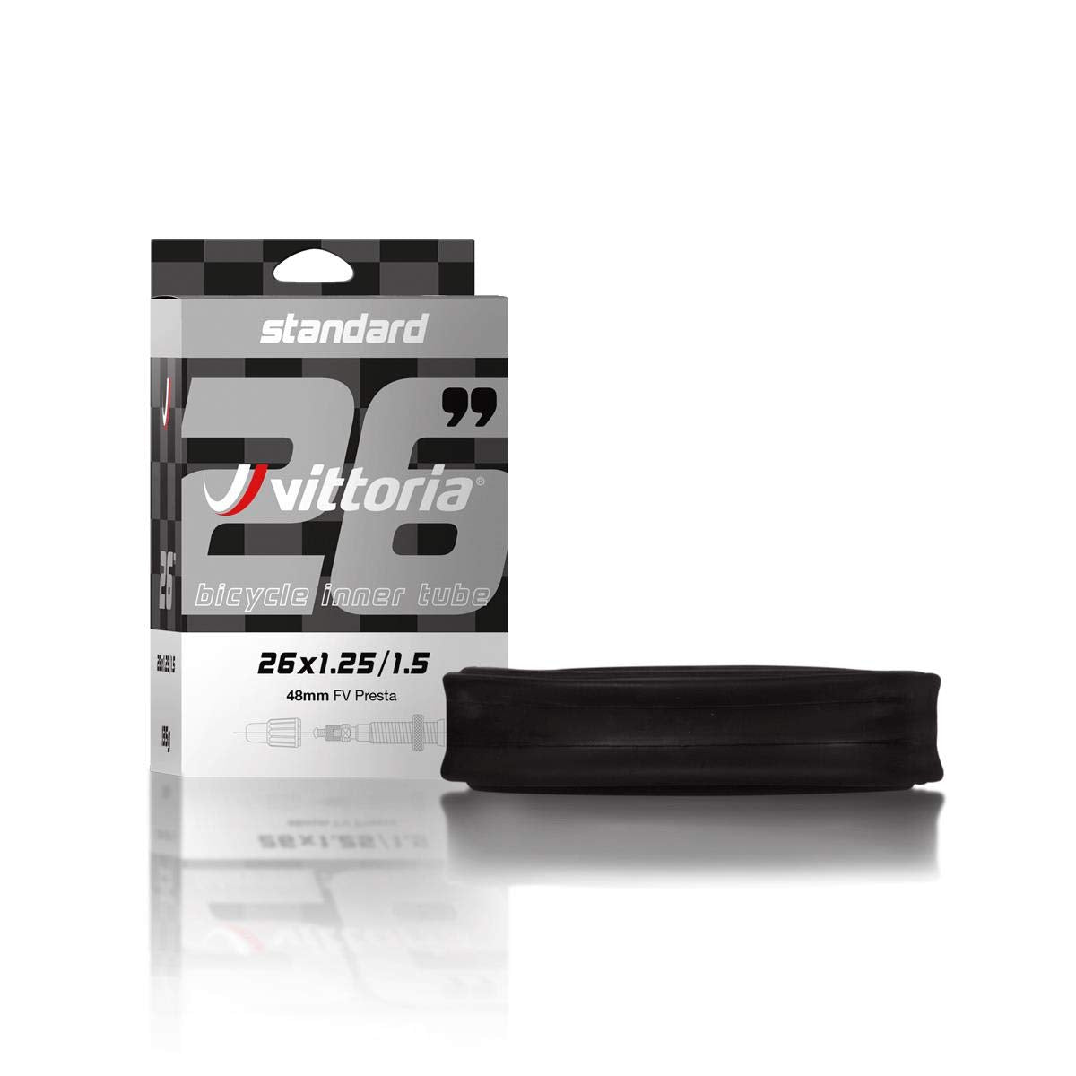 Vittoria Standard 27.5x1.5/2.0 Av Schrader 48mm Inner Tube