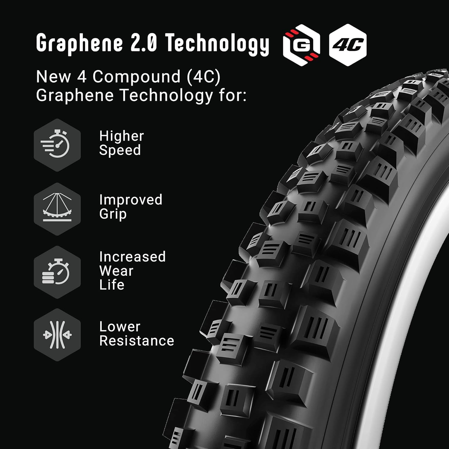 Vittoria Martello 27.5X2.35 Enduro 2-Fold Full Black 4C G2.0 Tyre