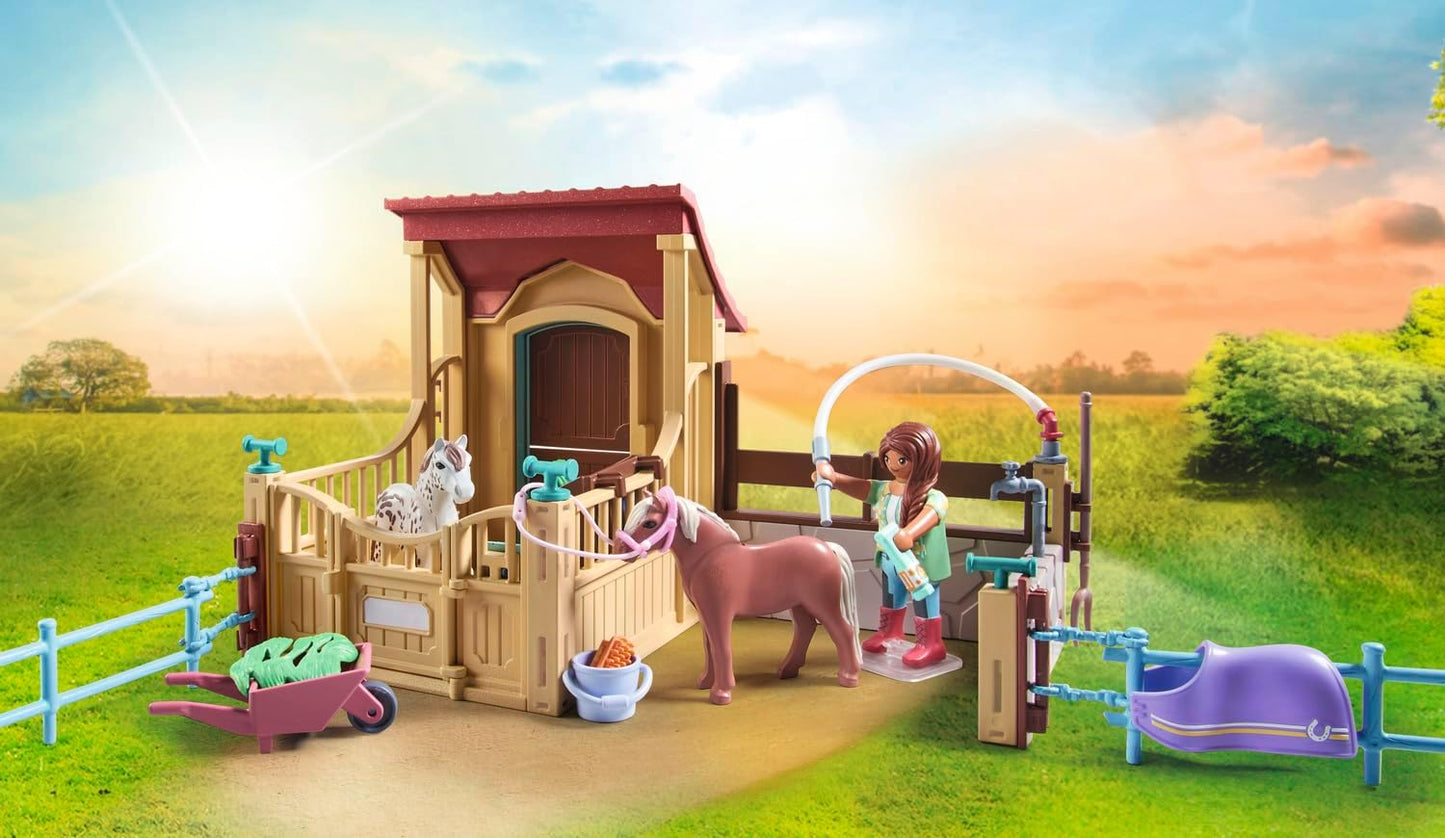 PLAYMOBIL Horses of Waterfall 71494 Reitstall, aufregende Reitabenteuer auf der Waterfall Ranch, mit vielfältigem Zubehör, detailreiches Spielzeug für Kinder ab 4 Jahren