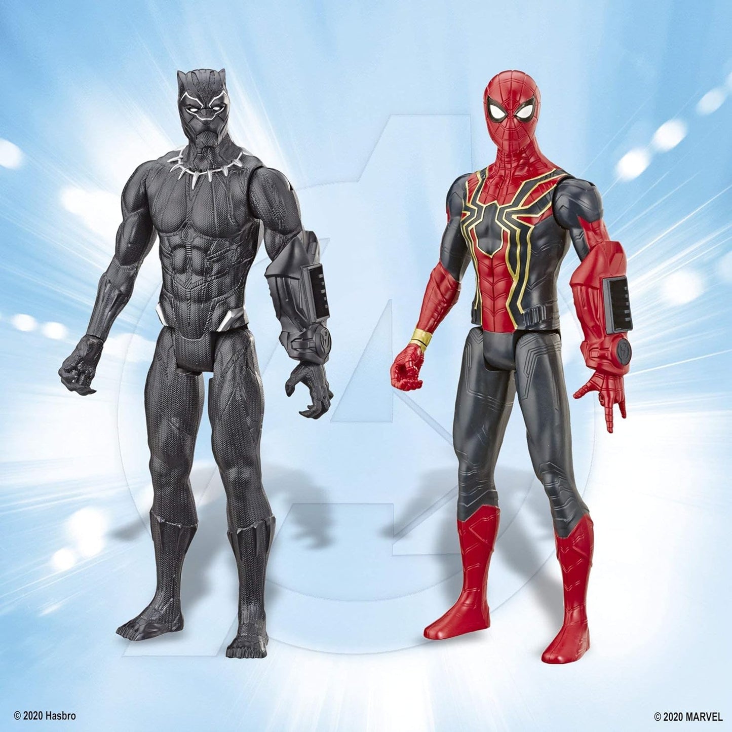 Hasbro Marvel Avengers: Endgame Titan Hero Series Action Figure 4 Pack, Black