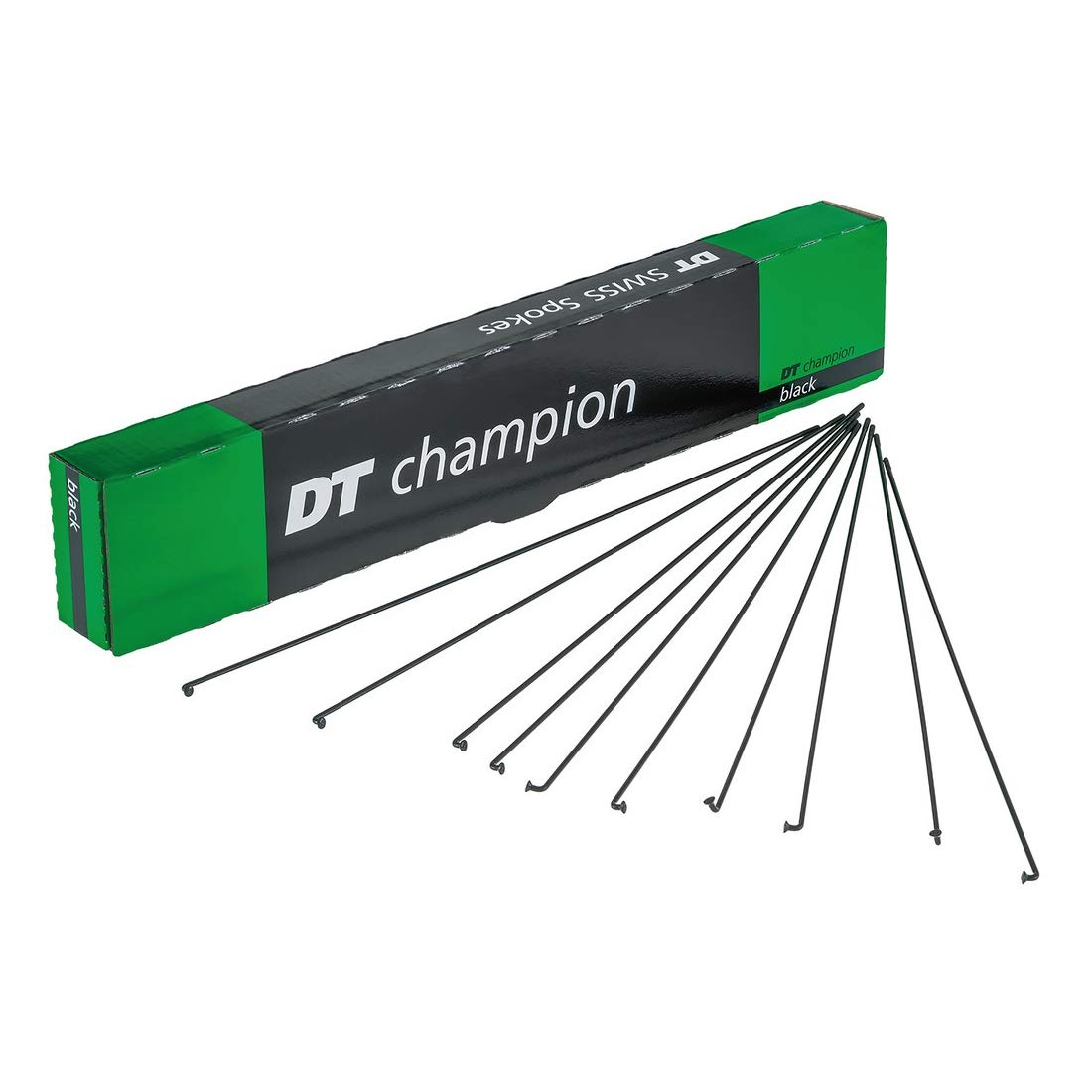 DT Swiss Champion black spokes 14g = 2mm box 100, 282 mm