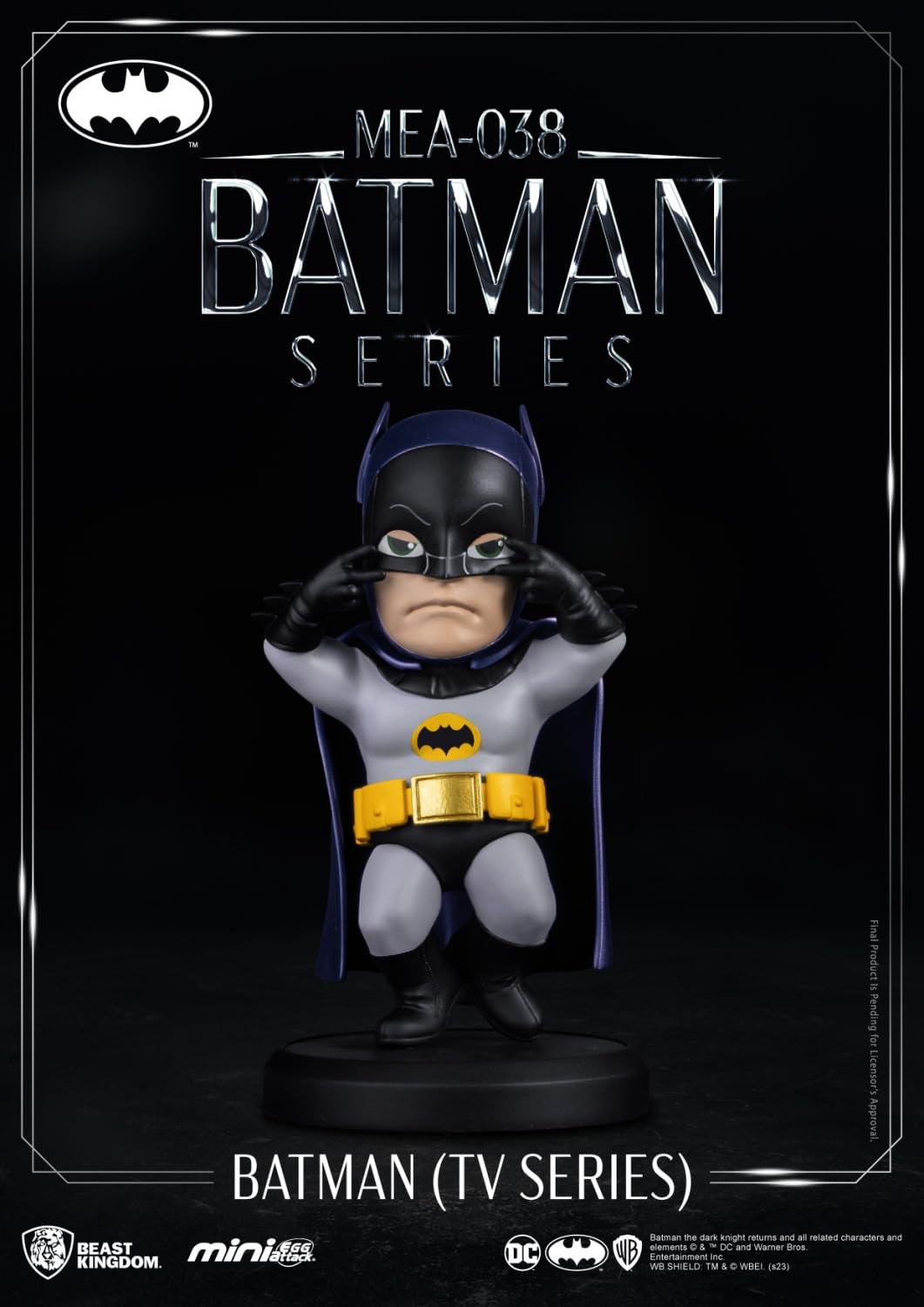 Dc Comics Mini Egg Attack Figure Batman (1966 Tv Series) 8 Cm