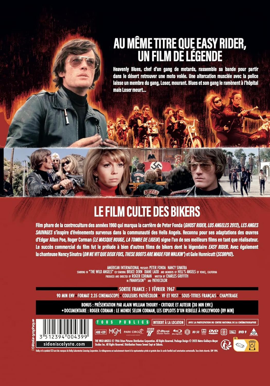 Movie Les Anges Sauvages +Livret/Blu-Ray+Dvd (Region 2)