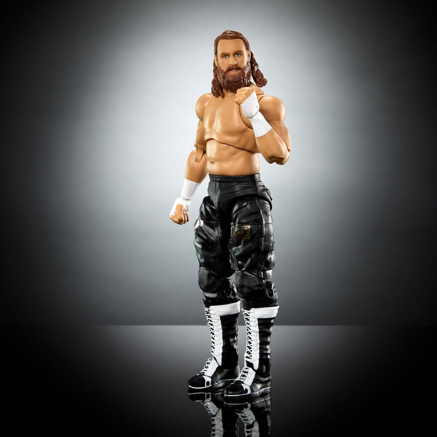 Mattel WWE Ultimate Edition Action Figure & Accessories, 6-inch Sami Zayn Collectible Set, Swappable Heads & Hands, Entrance Gear & 30 Articulation Points
