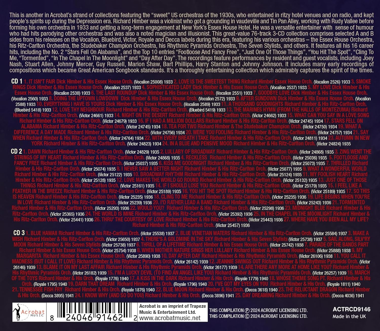 The Himber Magic - Selected Recordings 1933-41
