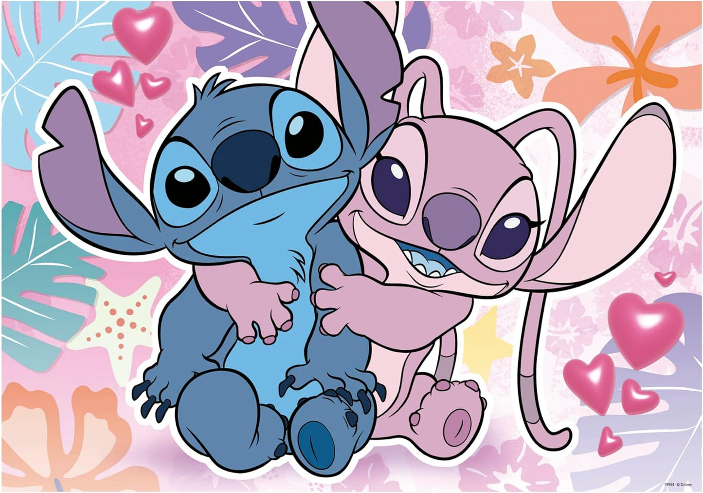 Educa - Children's Puzzle with 300 Pieces | Disney Stitch. Dimensions: 40 x 28 cm. Recommended for children from 8 years (19964