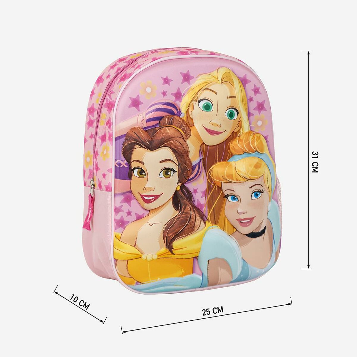 CERDÁ LIFE'S LITTLE MOMENTS Zaino 3D Principessa per Bambini, Unisex Kids, Rosa, Regular