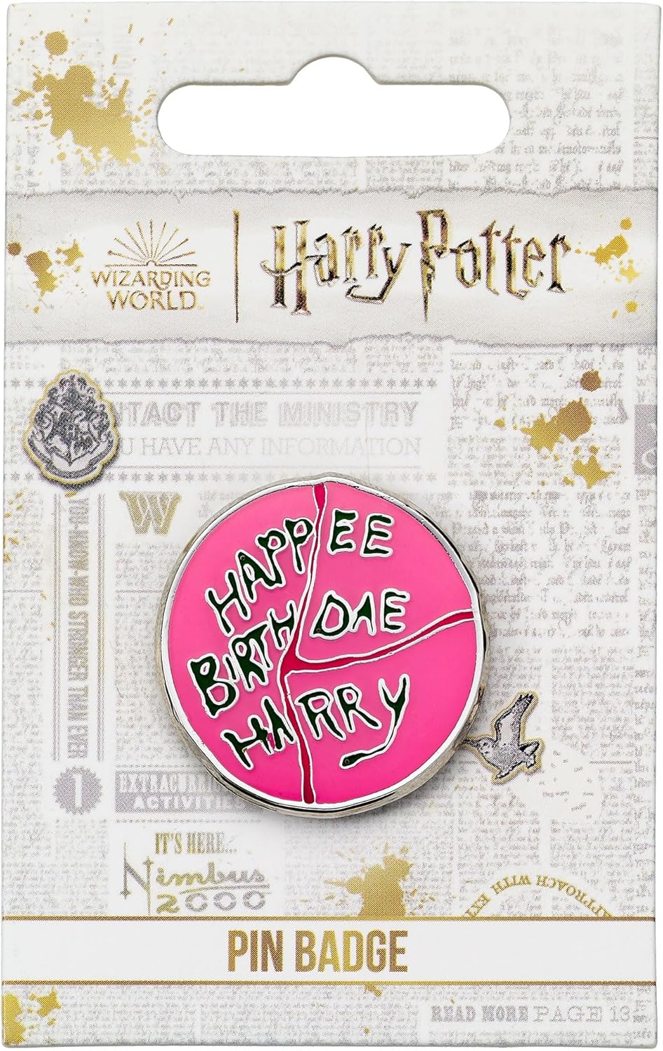 Harry Potter Happee Birthdae Harry Cake Pin Badge