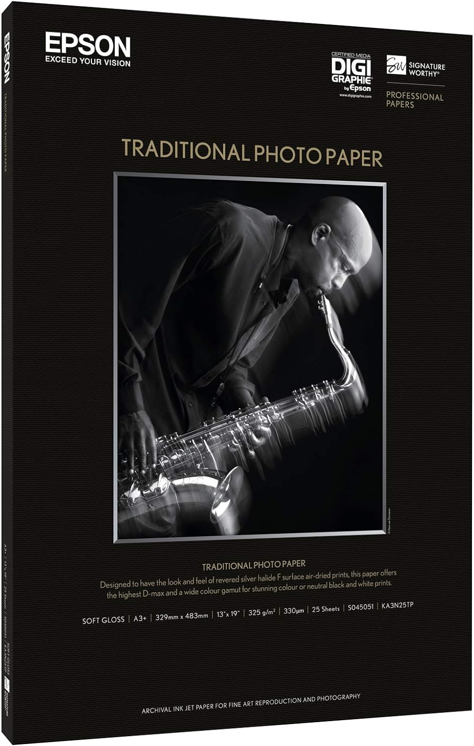 EPSON - TRADITIONAL PHOTO PAPER-A4 25S 330