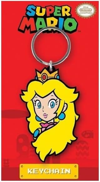 Super Mario Keychain - Princess Peach Keyring