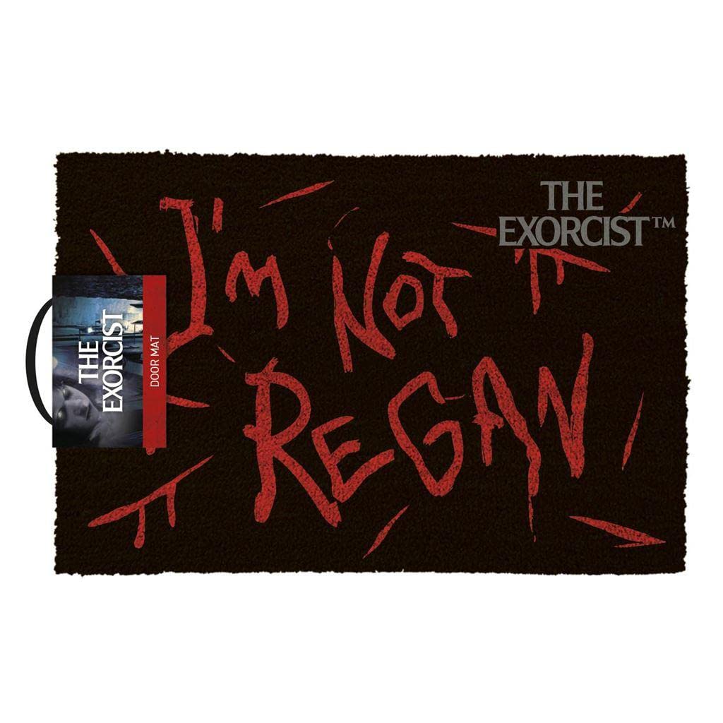 Pyramid International The Exorcist Door Mat (I'm Not Regan Design) Coir Doormat, Outside and Inside Door Mat 40cm x 60cm - Official Merchandise