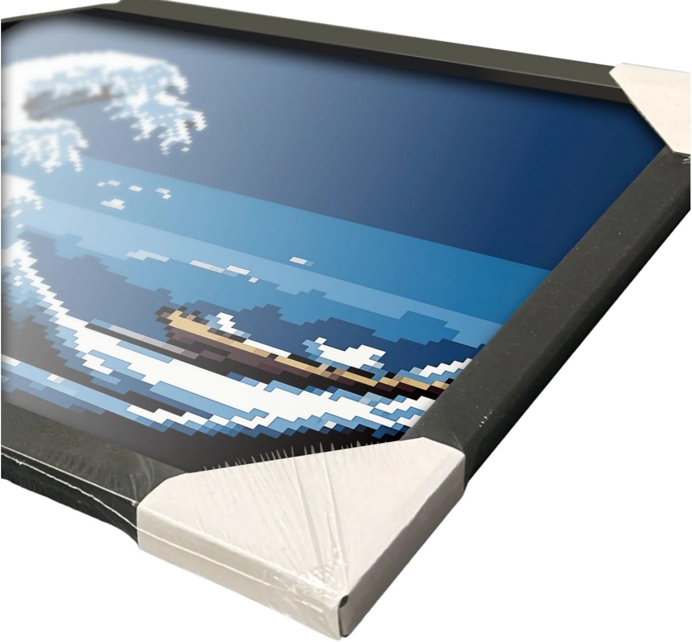 Wave Collection (8 Bit Waves) 30 x 40cm Collector Print (Framed