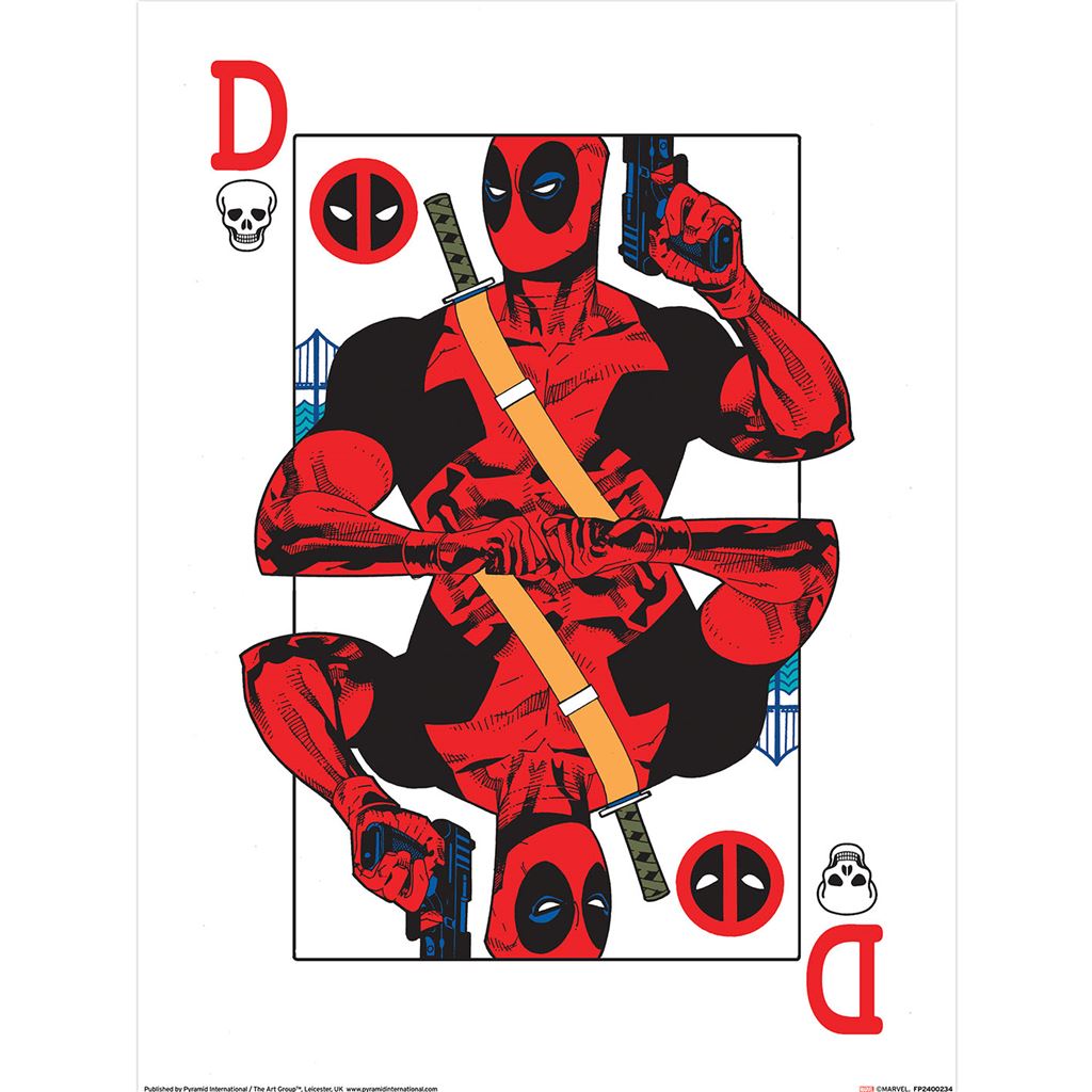 Deadpool (Playing Card) Collector Print Loose