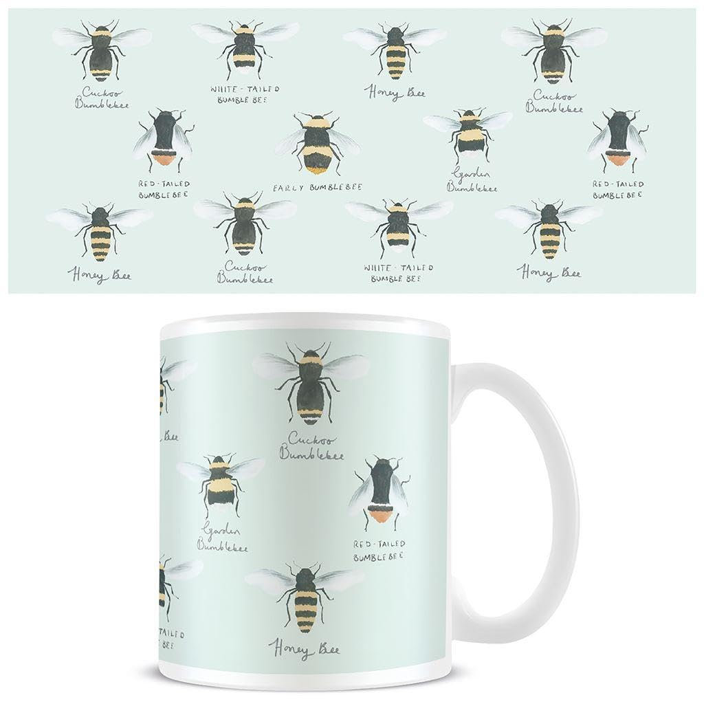Pyramid International Tazza con ape (taglia unica) (bianco/nero/giallo) Taglia unica Bianco/Nero/Giallo
