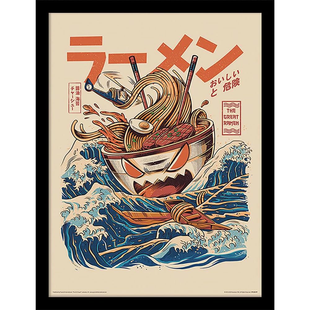 Ilustrata - Great Ramen Print (40cm x 30cm) (Multicolor