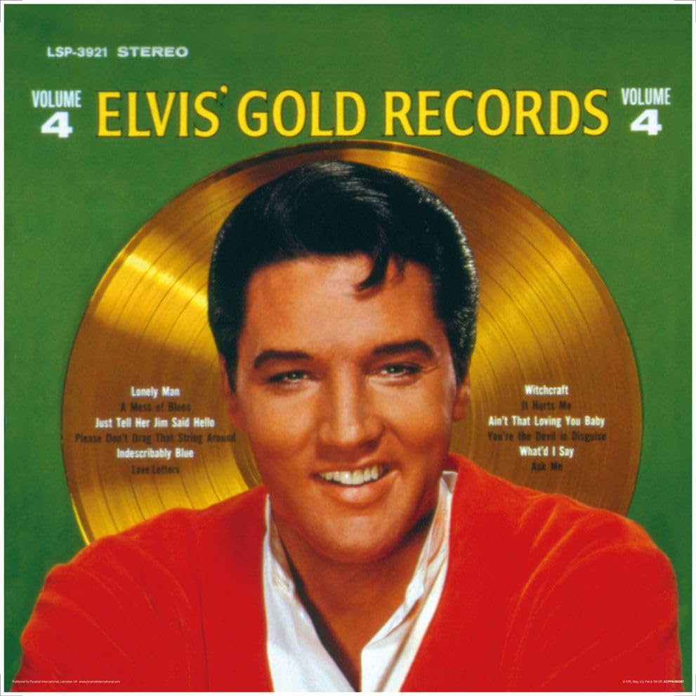 ELVIS PRESLEY - GOLD RECORD