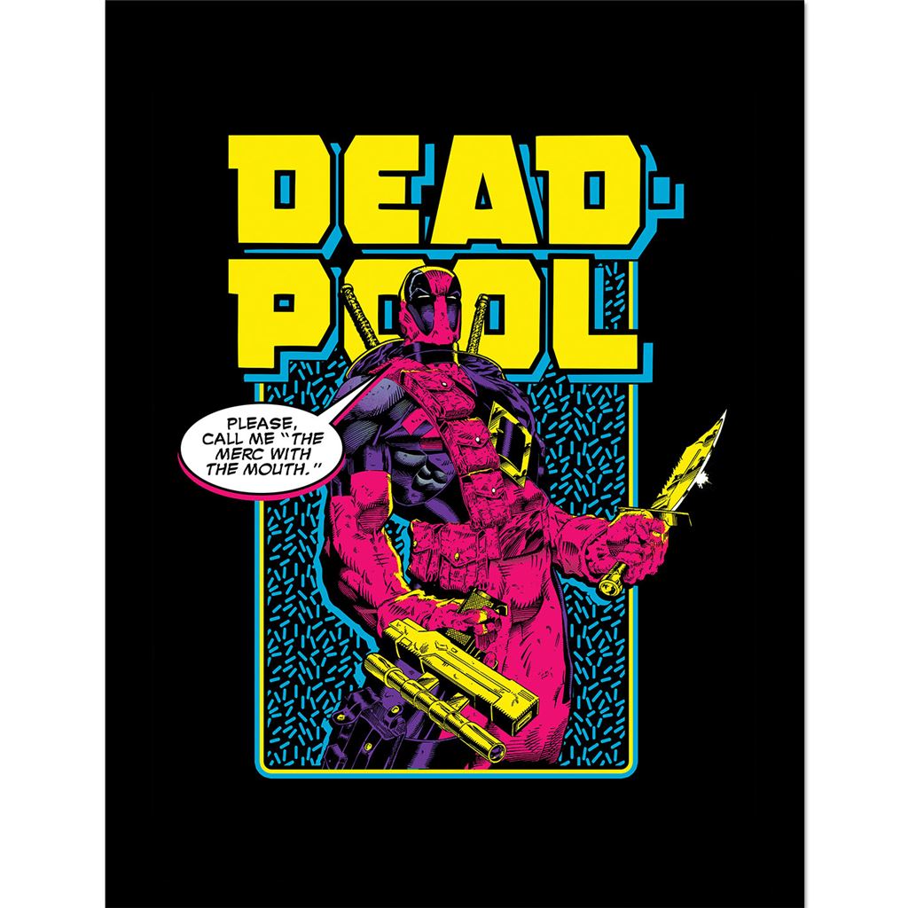 Deadpool (80S Style) Collector Print (Framed)