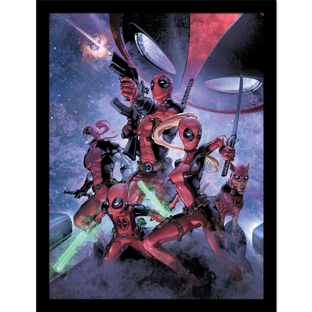 Deadpool (Family) Collector Print (Framed)